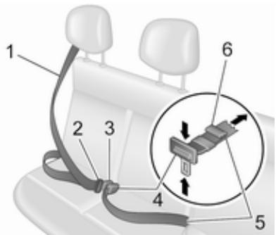 OPEL Movano B Phase 1 (2010-2020) - Ceinture de sécurité des sièges arrêté - 1