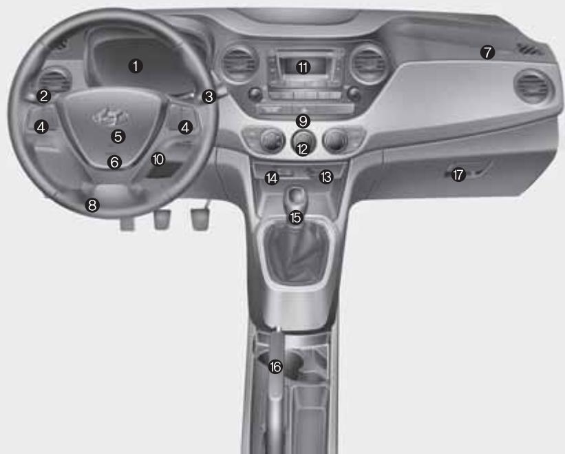HYUNDAI xcent (2014-2020) - Type de conduite à gauche - 1