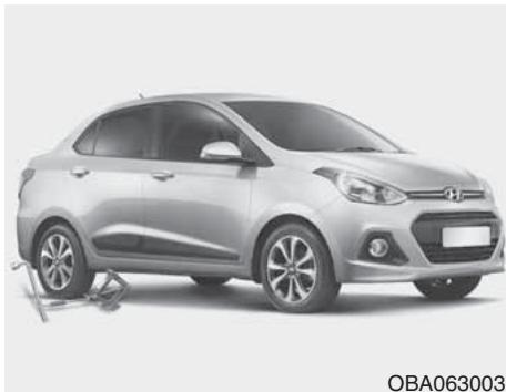 HYUNDAI xcent (2014-2020) - Changement des pneus - 1