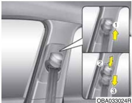 HYUNDAI xcent (2014-2020) - Pour attacher votre ceinture - 1