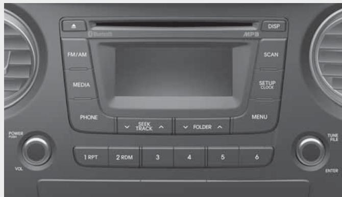 HYUNDAI xcent (2014-2020) - Remarque - utilisation d'un IPOD® - 1