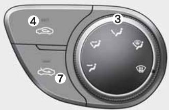 HYUNDAI xcent (2014-2020) - Système de commande manuelle de la climatisation (le cas échéant) - 1