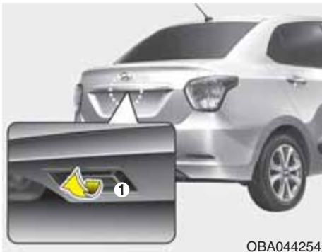 HYUNDAI xcent (2014-2020) - Ouverture du capot - 1