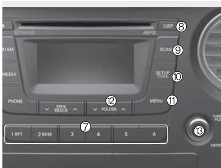 HYUNDAI xcent (2014-2020) - PWR/VOL bouton - 1