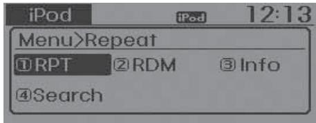HYUNDAI xcent (2014-2020) - MENU : iPod® - 1