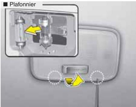 HYUNDAI xcent (2014-2020) - Remplacement de l'ampoule de la plaque d'immatriculation - 1