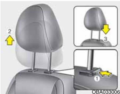 HYUNDAI xcent (2014-2020) - Réglage de la hauteur (le cas échéant) - 1