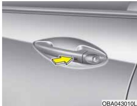 HYUNDAI xcent (2014-2020) - Fonctions de la clé intelligente - 1