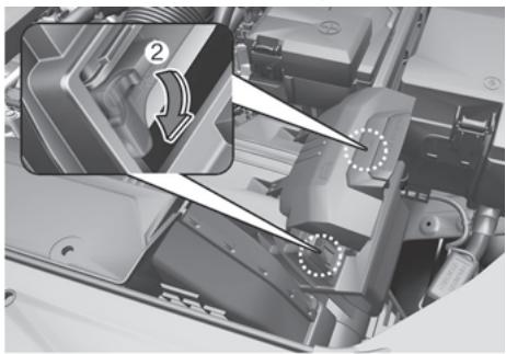 HYUNDAI Tucson NX4 Phase 2 (2024) - Remplacement du filtré - 3