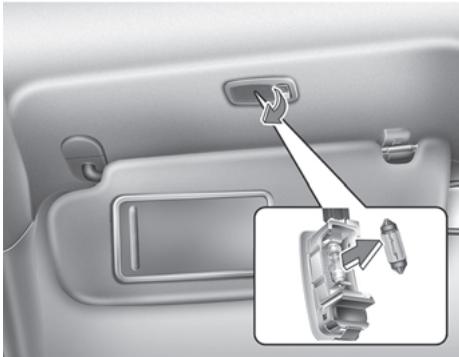 HYUNDAI Tucson NX4 Phase 2 (2024) - Lampe du miroir de courtoisie et lampe de l'aire de chargement (à ampoule) - 1