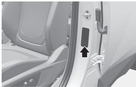 HYUNDAI Tucson NX4 Phase 2 (2024) - Étiquette de certification du vehicule - 1