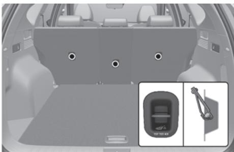 HYUNDAI Tucson NX4 Phase 2 (2024) - Fixation d'un siège du système de retenue pour enfant avec le système d'ancrage Tether Anchor - 1