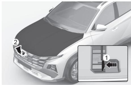 HYUNDAI Tucson NX4 Phase 2 (2024) - Ouverture du capot - 2