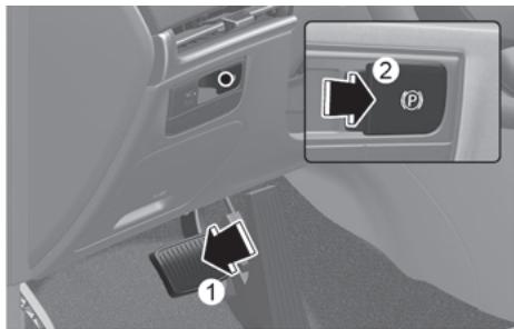 HYUNDAI Tucson NX4 Phase 2 (2024) - Desserrer le frein de stationnement - 1