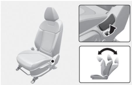 HYUNDAI Tucson NX4 Phase 2 (2024) - Réglage de l'angle d'inclinaison du dossier - 1