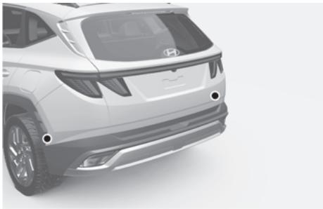 HYUNDAI Tucson NX4 Phase 2 (2024) - Capeurs à ultrasons arrêté - 2