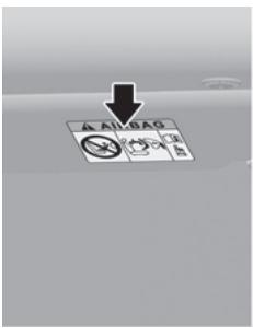 HYUNDAI Tucson NX4 Phase 2 (2024) - Étiquettes d'rapidissement de coussins gonflables - 1