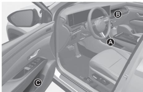 HYUNDAI Tucson NX4 Phase 2 (2024) - Éclairage d'ambiance - 1