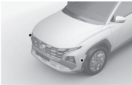 HYUNDAI Tucson NX4 Phase 2 (2024) - Capeurs à ultrasons frontaux - 2