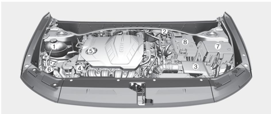 HYUNDAI Tucson NX4 Phase 2 (2024) - Compartment moteur - 1