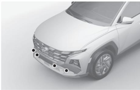 HYUNDAI Tucson NX4 Phase 2 (2024) - Capeurs à ultrasons frontaux - 2