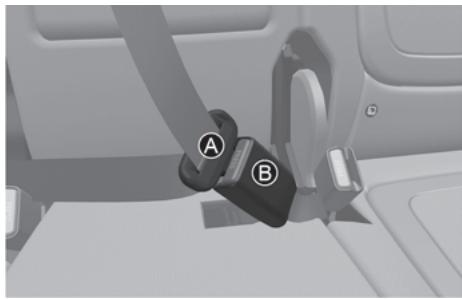 HYUNDAI Tucson NX4 Phase 2 (2024) - Ceinture de sécurité centrale arrête (ceinture de sécurité centrale arrête à 3 points) - 1