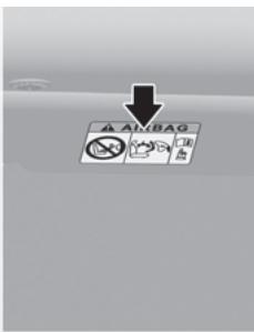 HYUNDAI Tucson NX4 Phase 2 (2024) - Étiquettes d'rapidissement de coussins gonflables - 2