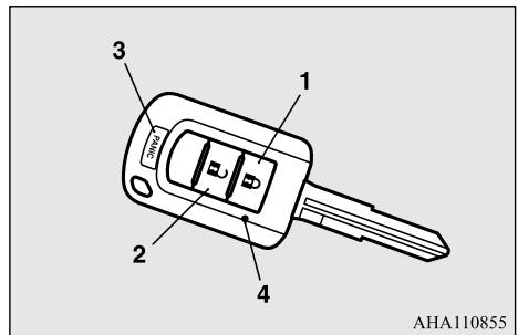 MITSUBISHI Space Star 2 Phase 3 (2019) - Système de télédéverrouillage (le cas échéant) - 1