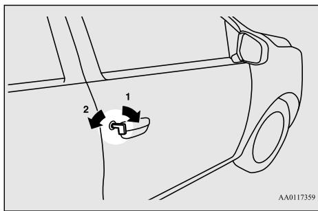 MITSUBISHI Space Star 2 Phase 3 (2019) - Verrouillage et déverrouillage de la porte du passager - 1