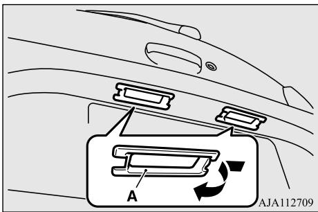 MITSUBISHI Space Star 2 Phase 3 (2019) - Éclairages de plaque d'immatriculation - 1