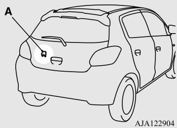 MITSUBISHI Space Star 2 Phase 3 (2019) - Emplacement de la caméra de recul - 1