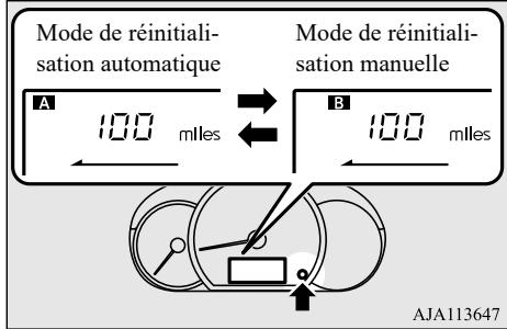 MITSUBISHI Space Star 2 Phase 3 (2019) - Modification du mode de réinitialisation de la consommation moyenne en carburant - 1