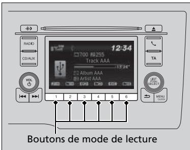 Honda Jazz 3 Phase 2 (2018-2020) - Sélection d'un mode de lecture - 1
