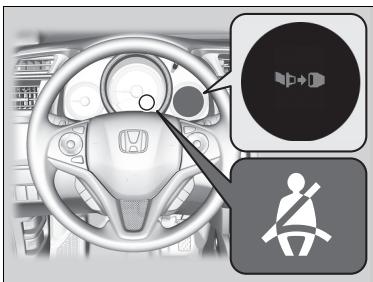 Honda Jazz 3 Phase 2 (2018-2020) - Dispositif de rappel de ceinture de sécurité - 1