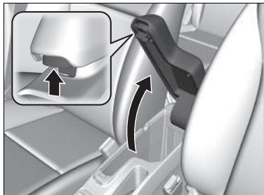 Honda Jazz 3 Phase 2 (2018-2020) - Compartiment de console\* - 1