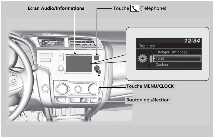 Honda Jazz 3 Phase 2 (2018-2020) - ■ Personnalisation d'une fonction - 1