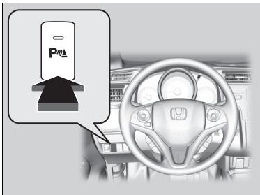 Honda Jazz 3 Phase 2 (2018-2020) - ■ Activation et désactivation du système de capteurs de stationnement - 1