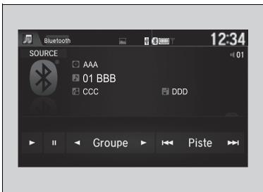 Honda Jazz 3 Phase 2 (2018-2020) - Lecture de fichiers Audio Bluetooth® - 1