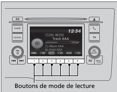Honda Jazz 3 Phase 2 (2018-2020) - Sélection d'un mode de lecture - 1