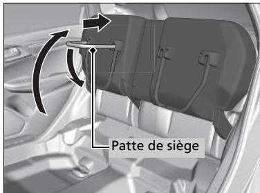 Honda Jazz 3 Phase 2 (2018-2020) - Comment remettre les sièges arrière en place - 2