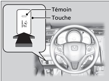 Honda Jazz 3 Phase 2 (2018-2020) - Système d'alerte de franchissement de ligne (LDW) activé et désactivé - 1