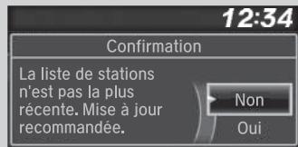 Honda Jazz 3 Phase 2 (2018-2020) - Pour rechercher une station DAB dans la liste de services ou la liste d'ensembles - 1