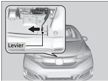 Honda Jazz 3 Phase 2 (2018-2020) - Ouverture du capot - 2