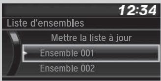 Honda Jazz 3 Phase 2 (2018-2020) - Pour rechercher une station DAB dans la liste de services ou la liste d'ensembles - 1