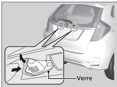 Honda Jazz 3 Phase 2 (2018-2020) - Ampoules d'éclairage de plaque d'immatriculation arrière - 1