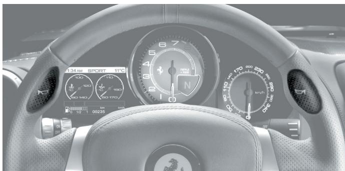 FERRARI California (2009-2014) - Commande avertisseur sonore - 1