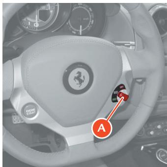 FERRARI California (2009-2014) - Conduire en utilisant le commutateur du mode de conduite (« Manettino ») - 1