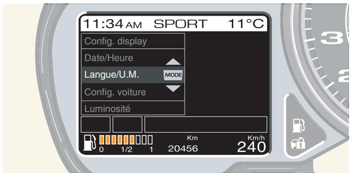 FERRARI California (2009-2014) - MENU - 1