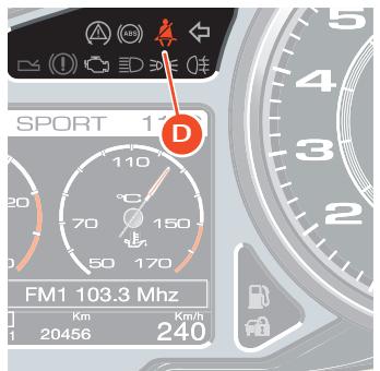 FERRARI California (2009-2014) - Décrochage des ceintures de sécurité - 1
