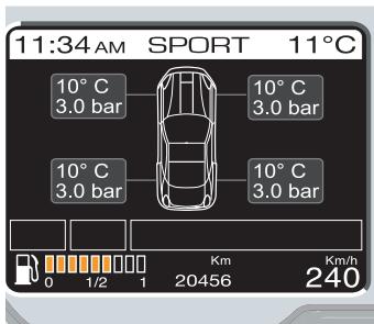 FERRARI California (2009-2014) - Affichage des messages sur l'afficheur « TFT » - 1